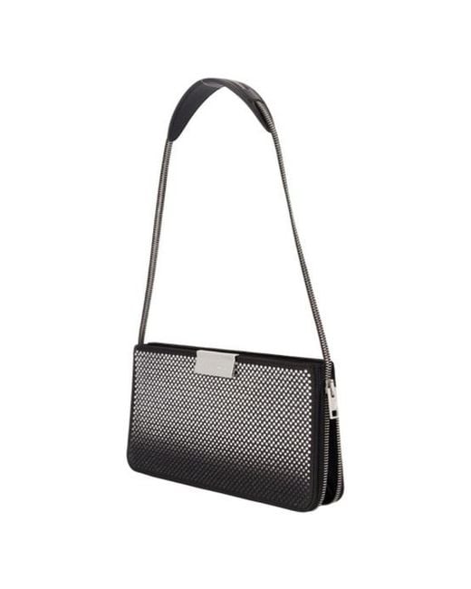 Alexander Wang White Siren Perforated Shoulder Bag