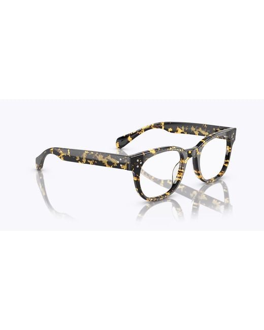 Oliver Peoples White Afton Flat Mirror for men