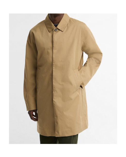 Barbour Natural Single-Breasted Mid-Length Utility Jacket for men