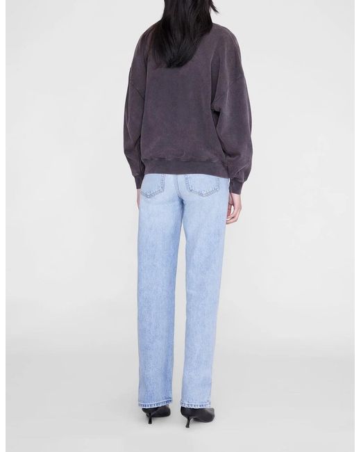 Anine Bing Blue Miles Sweatshirt Tiger Bing