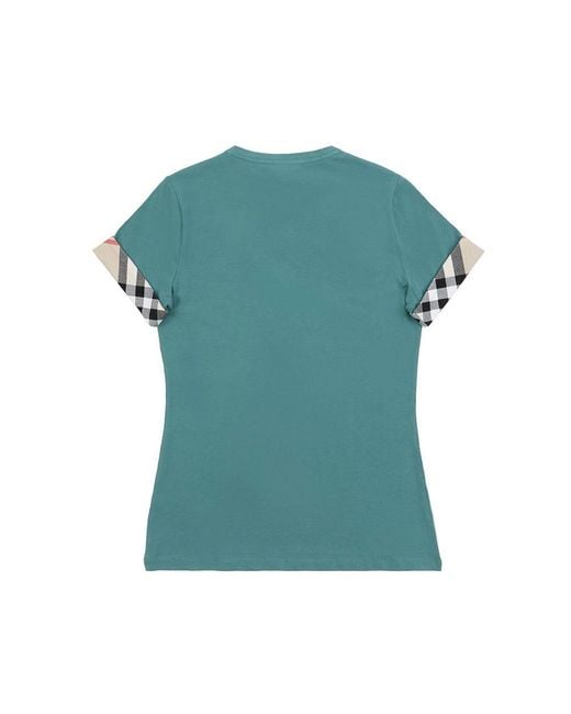 Burberry Green Short-Sleeved T-Shirt