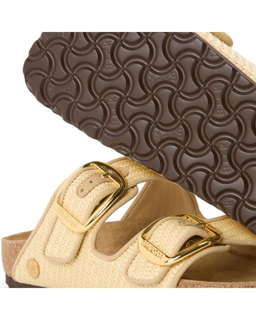 Birkenstock Metallic Arizona Buckle Flat Sandals