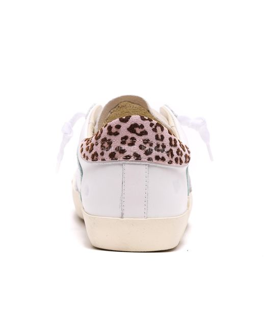Philippe Model Pink Lace-Up Sneakers