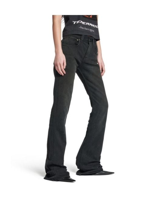 Balenciaga Black Slim-Fit Bootcut Jeans