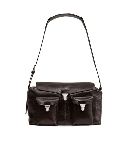 Lemaire Black Week End Gear Bag for men