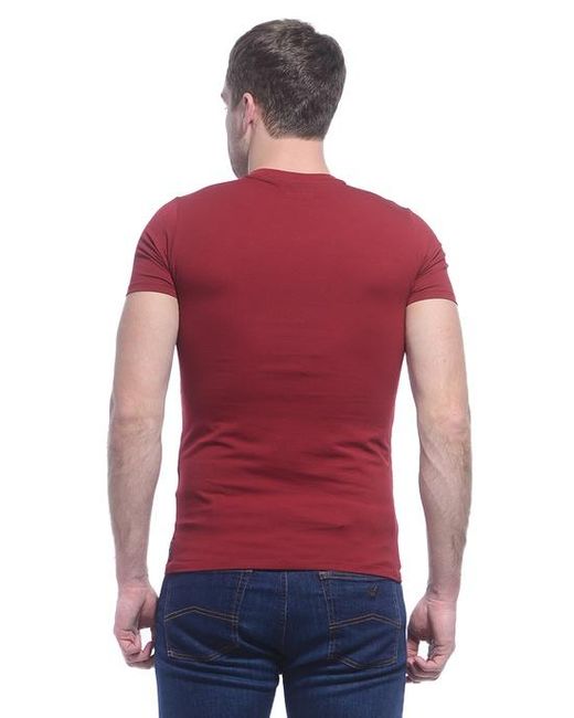 Armani Jeans Red Logo Detail T-Shirt for men