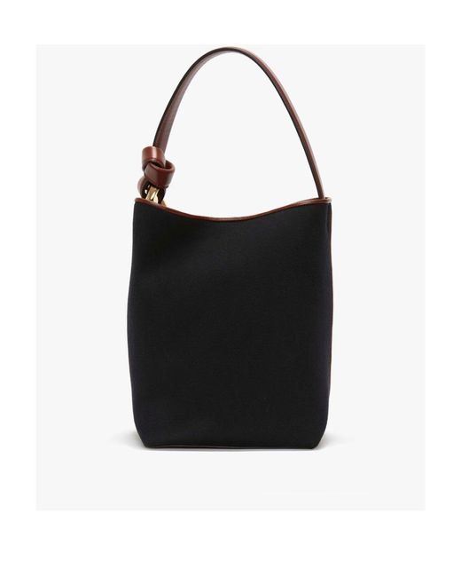 J.W. Anderson Black Jw Anderson Logo Stamp Chain-Linked Shoulder Bag
