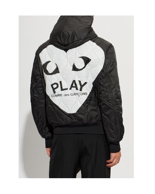COMME DES GARÇONS PLAY Black Long-Sleeve Casual Jacket for men