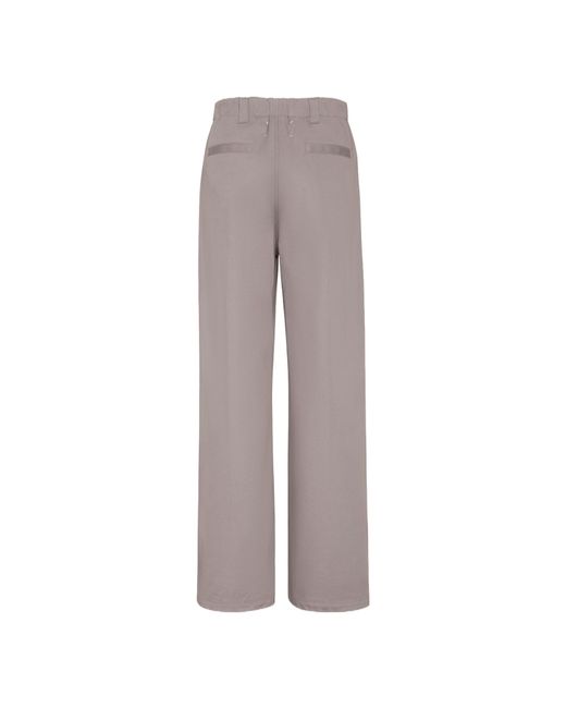 Maison Margiela Gray Oversized Trousers for men