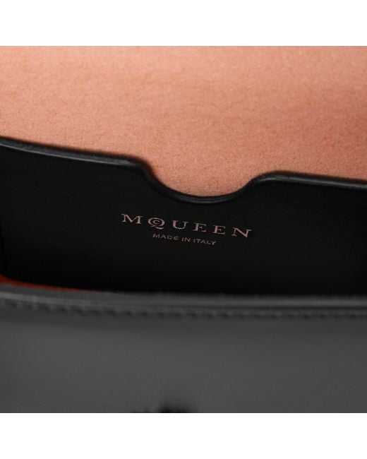 McQueen Black Mini Crossbody Bag