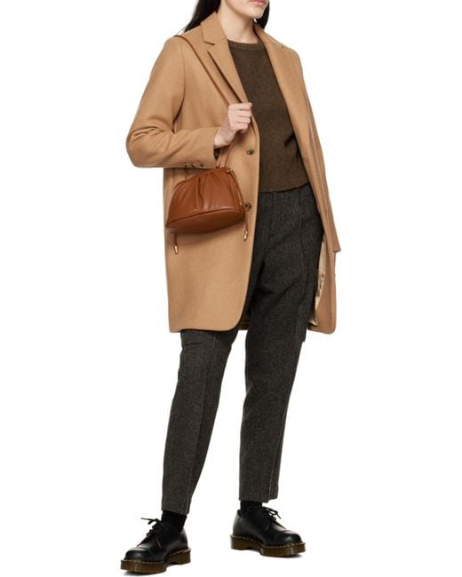 A.P.C. Purple Ninon Zipped Crossbody Bag