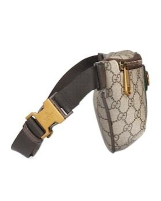 Gucci Gray Ophidia Small Belt Bag for men