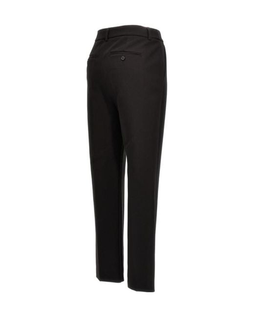 Weekend by Maxmara Black High Waist Straight Leg Pants