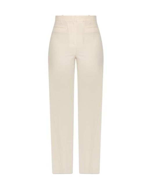 IRO White Casual Pants With Belt Loops