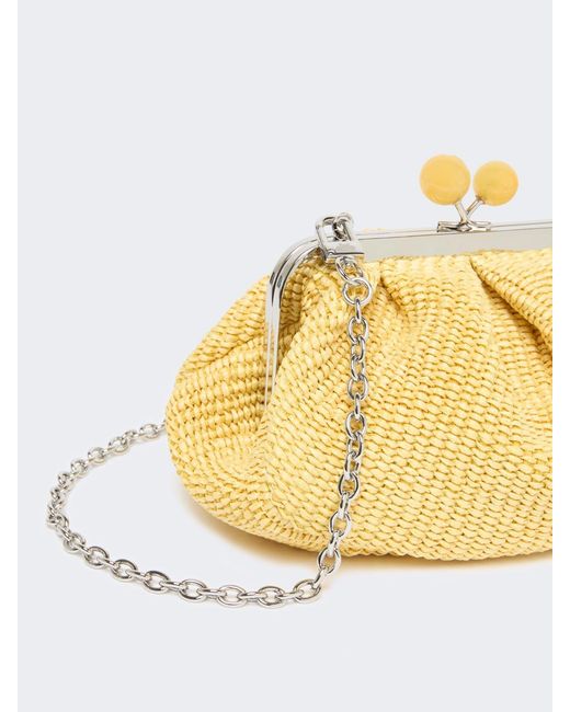 Weekend by Maxmara Metallic Pasticcino Woven Clutch Bag