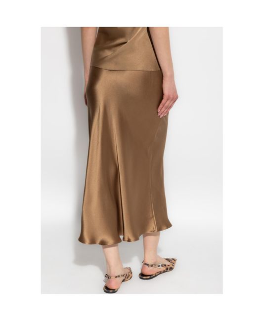 Anine Bing Brown Elastic Waist Skirt