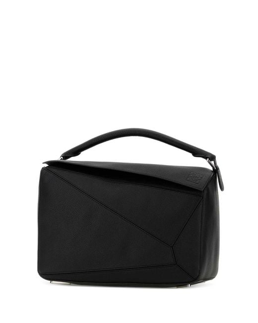 Loewe Black Large Puzzle Shoulder Bag for men