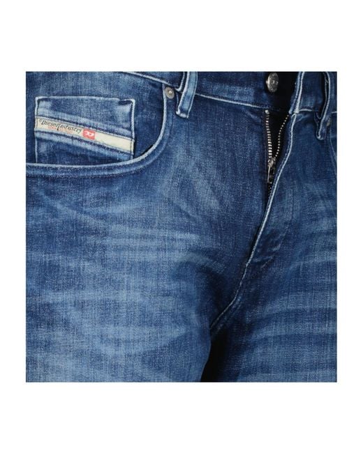 DIESEL Blue D-Strukt 2019 Faded Jeans for men