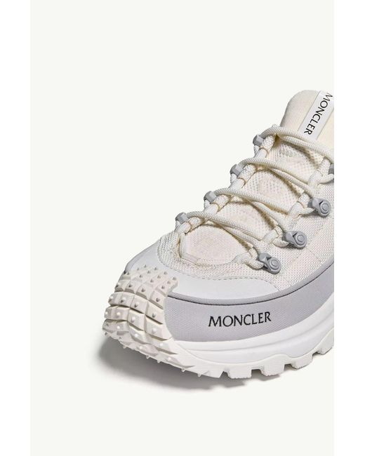 Moncler White Trailgrip Lite3 Lace-Up Sneakers