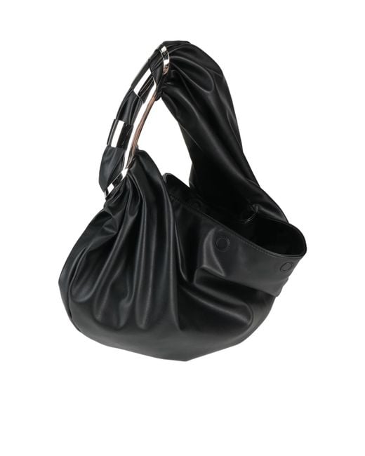 DIESEL Black Plain Colour Shoulder Bag