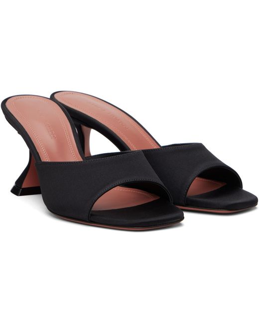 AMINA MUADDI Black Lupita 70 High-Heeled Sandals