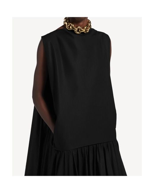 Balenciaga Black Cristóbal Gown Dress
