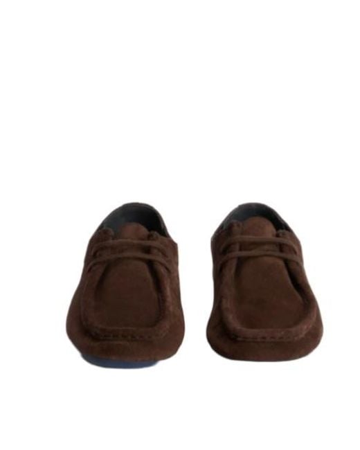 Jil Sander Brown Hood Lace-Up Shoes