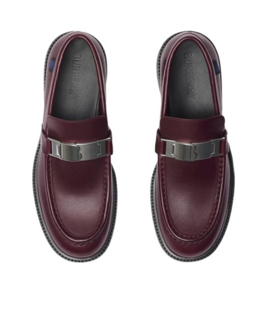 Burberry Brown Raft Loafers for men