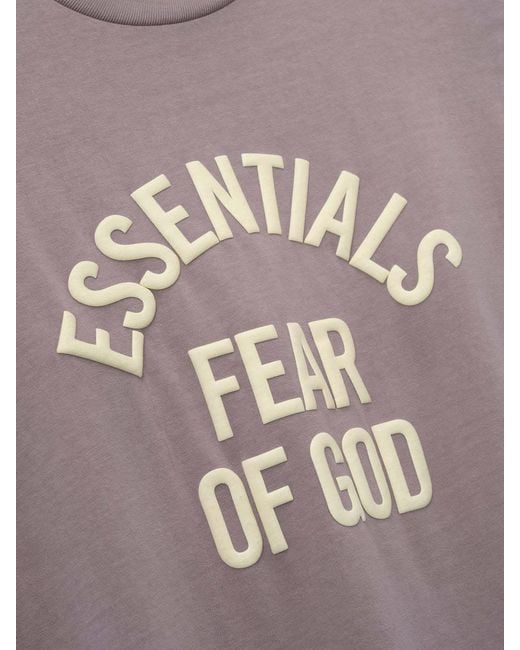 Fear Of God Gray Short-Sleeved T-Shirt