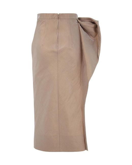 Maison Margiela Multicolor Straight Polyester Skirt