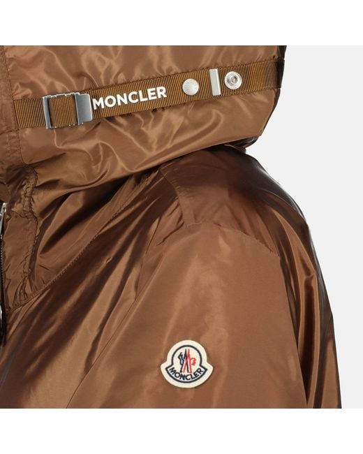 Moncler Brown Remoray Zip-Up Hooded Jacket for men