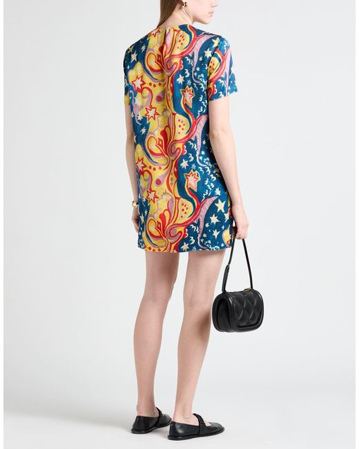 Marni Blue Flared Skirt