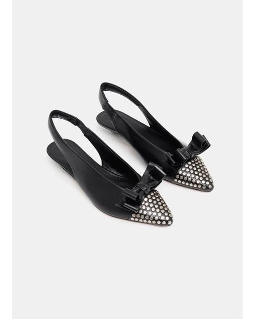 Chloé Black Bow-Detail Sandals