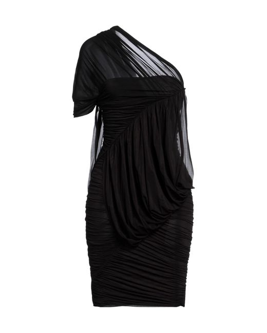 Rick Owens Black Short Dress