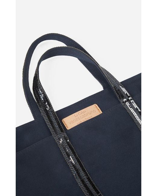 Vanessa Bruno Blue Medium Cabas Handbag