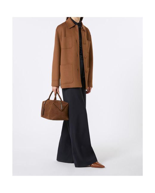Max Mara Blue Studio Berard High-Waist Drawstring Trousers