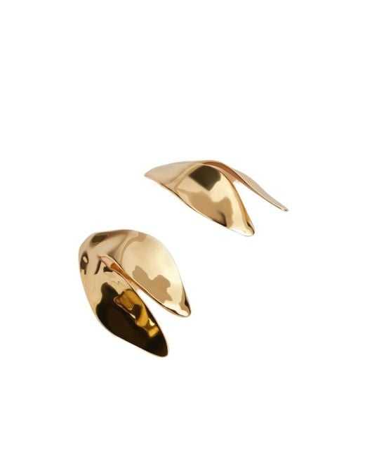 Balenciaga Metallic Bloom Xs Earrings