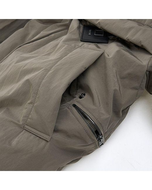 Wooyoungmi Brown Stand-Up Collar Down Jacket for men