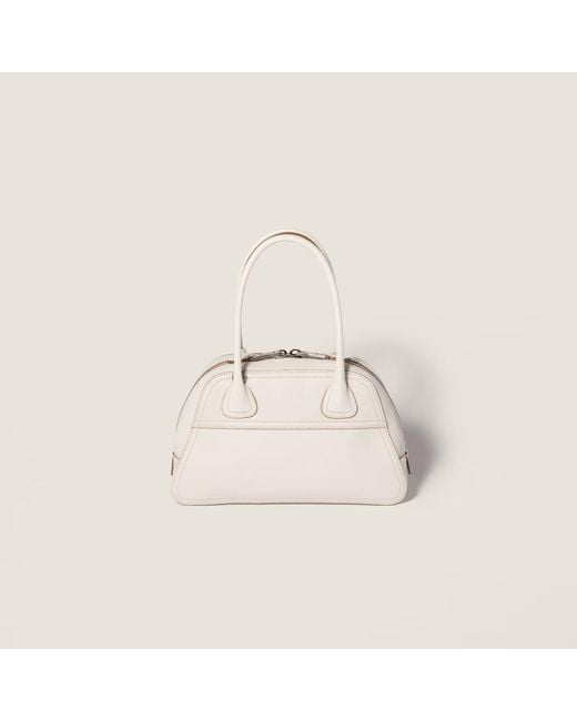 Miu Miu Natural Vivant Nappa Leather Bag