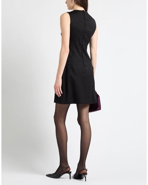 Dolce & Gabbana Black Mini Dress Virgin Wool, Elastane