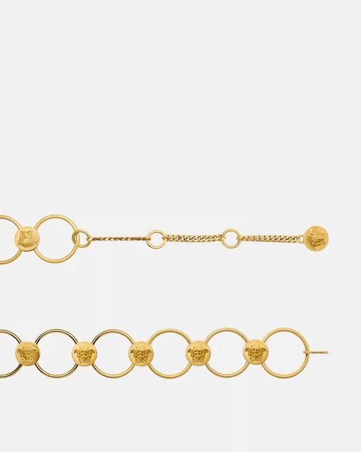 Versace Metallic La Medusa Chain Belt