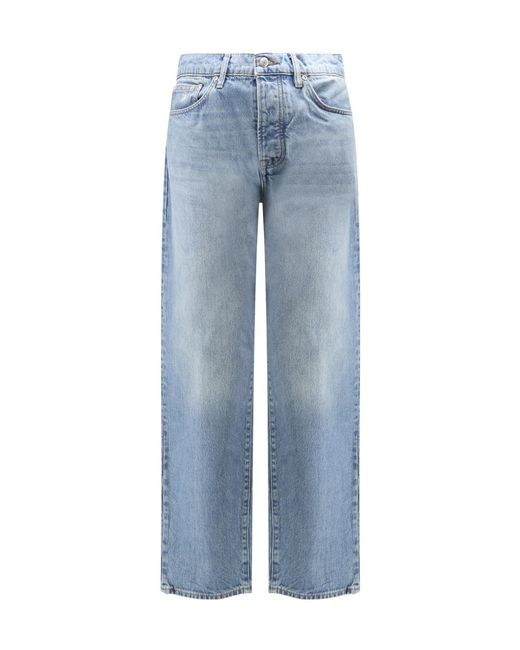 Stussy Blue Belt Loop Jeans for men