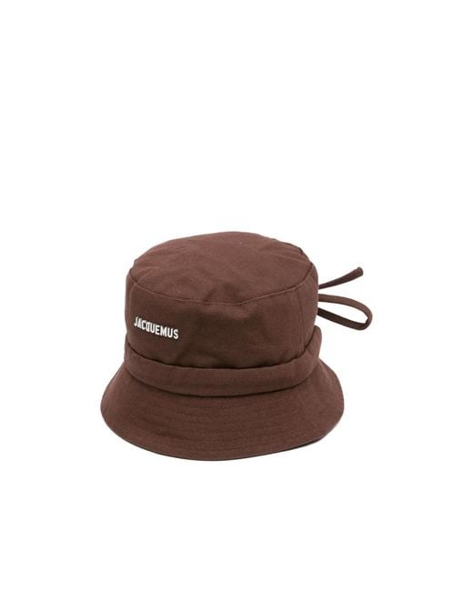 Jacquemus Brown The Gadjo Bucket Hat for men