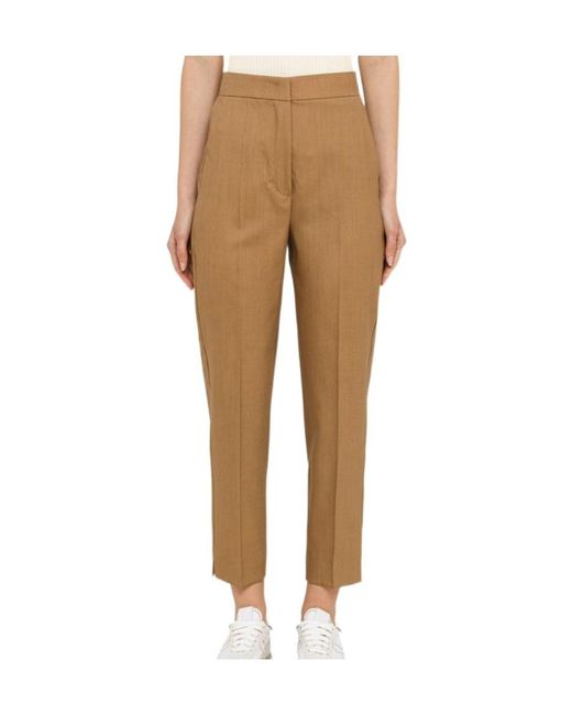 Max Mara Natural Tapered Trousers