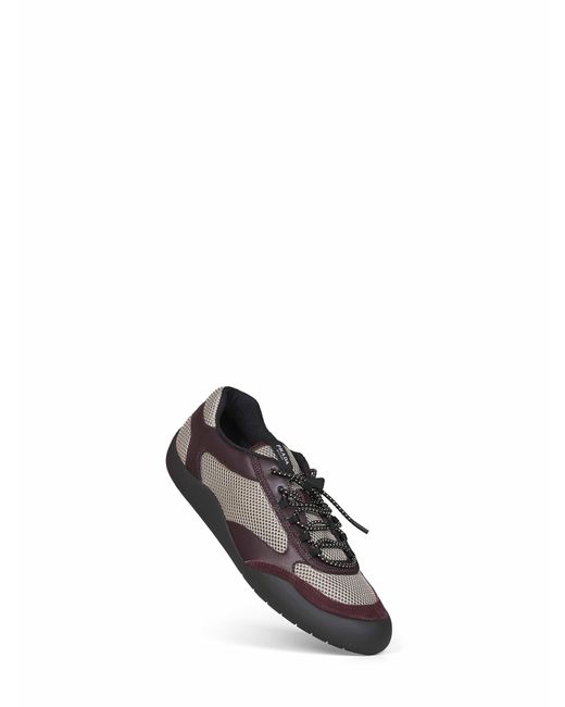 Prada Brown Lace-Up Sneakers for men