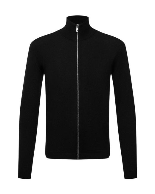 Prada Black Long-Sleeved Cardigan for men