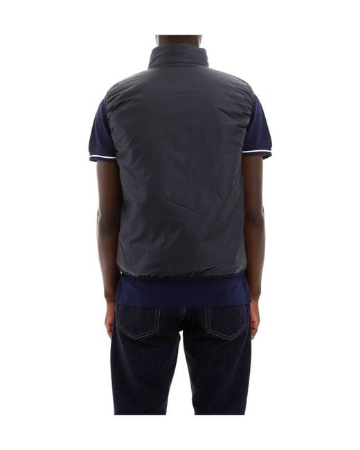 Aspesi Black Jil Zip-Up Gilet for men