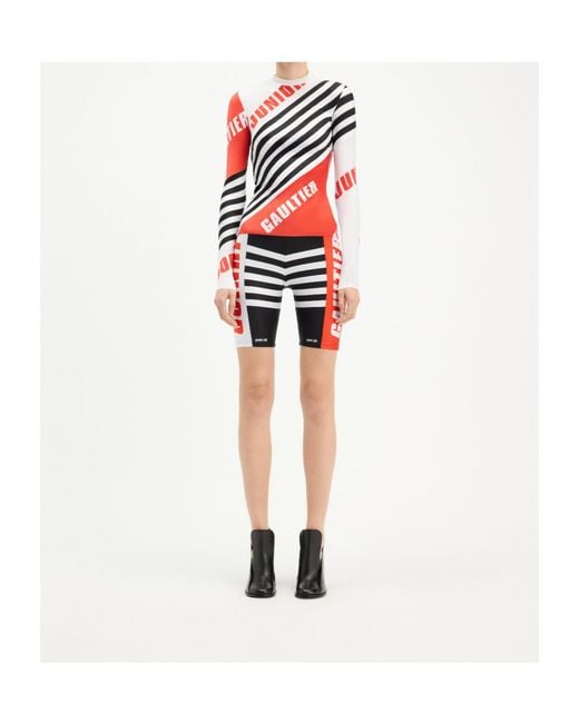 Jean Paul Gaultier Black The Junior Gaultier Bike Shorts