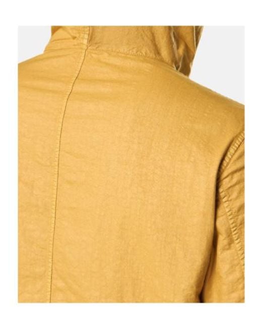 Stone Island Metallic Zip-Up Hooded Jacket for men