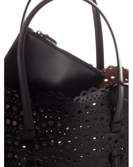 Alaïa Black Alaïa Small Mina 25 Bag